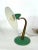 1950s Mid-Century Modern Italian Brass and Green Lacquer Table Lamp, 1950s For Sale - Image 5 of 15