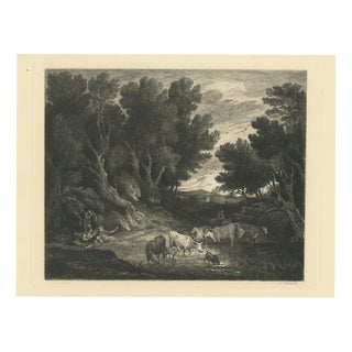 R.S. Chattock, The Watering Place, 1880, Etching For Sale