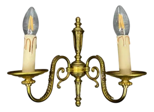 Vintage Wall Lamp in Brass