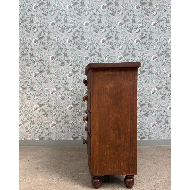 Large Antique English Chest of Drawers, 1890s For Sale - Image 6 of 16