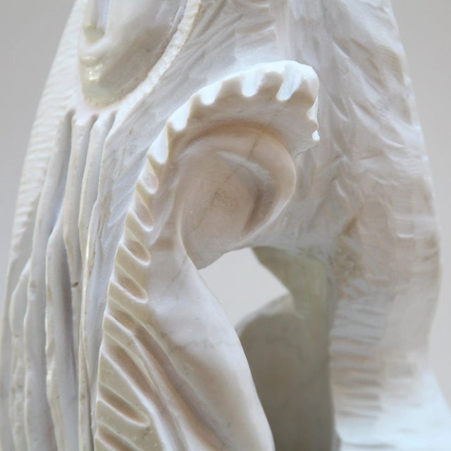 A Figurative Marble Sculpture, "Kindred" For Sale - Image 4 of 5