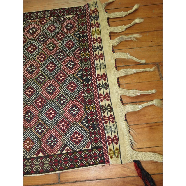 Tribal Early 20th Century Tribal Flatweave - 1'6" x 1'8" For Sale - Image 3 of 6