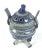 Antique Chinese Blue and White Tripod Incense Burner For Sale - Image 13 of 13