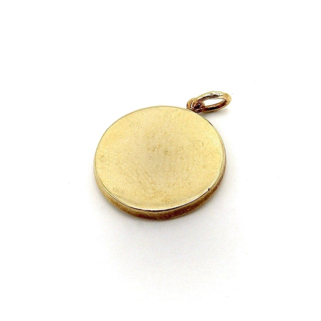 Vintage 14k Gold & Ruby Victorian Inspired Rabbit Pendant-Charm For Sale In Los Angeles - Image 6 of 6