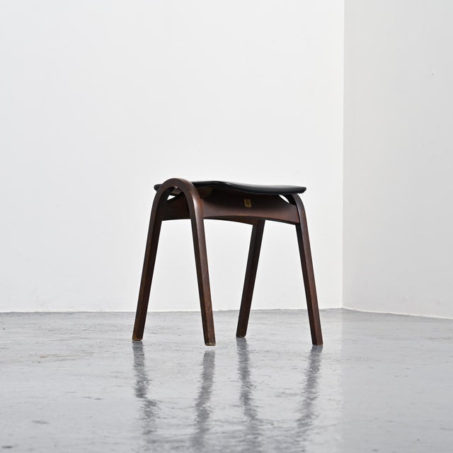 Stools by Isamu Kenmochi for Akita Mokko, Japan, 1960s, Set of 2 For Sale - Image 3 of 18