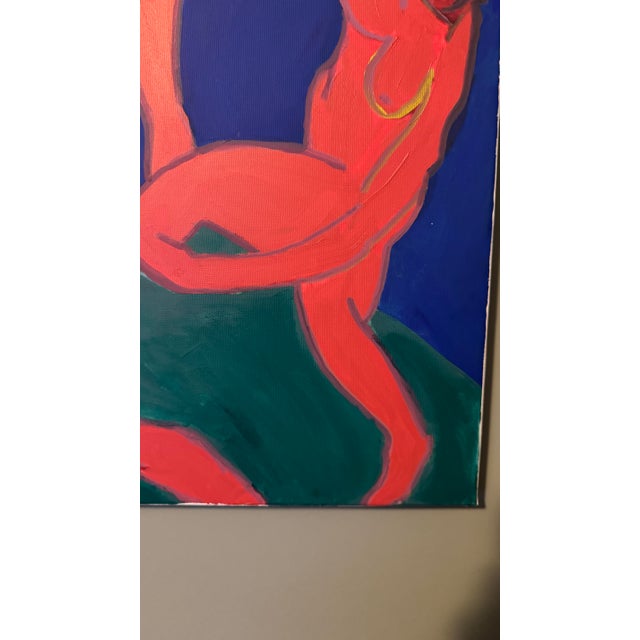 Laura Davis (American [Nc], 21st C.) “Ode to Henri Matisse,” Acrylic on Canvas For Sale In Providence - Image 6 of 9