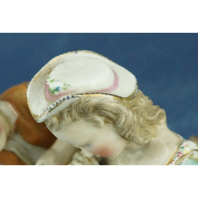 19th Century Art Nouveau Figurine in Porcelain from Ernst Bohne & Söhne Factory, Germany, 1800s For Sale - Image 16 of 18