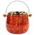 Mid-Century Modern Ice Bucket in Red Goatskin and Brass by Aldo Tura, Italy, 1960s For Sale - Image 17 of 18