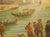Wood 19th Century French Seaport Oil Painting After Claude Lorrain, 60.4 X 74.3 In For Sale - Image 7 of 18
