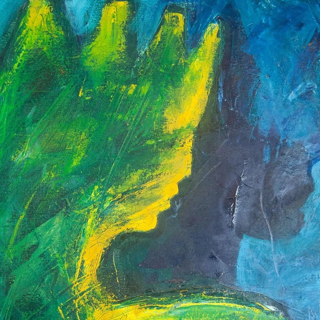 Follower of the Cobra Group, Abstract Figure Composition, 1990s, Oil on Panel For Sale - Image 3 of 8