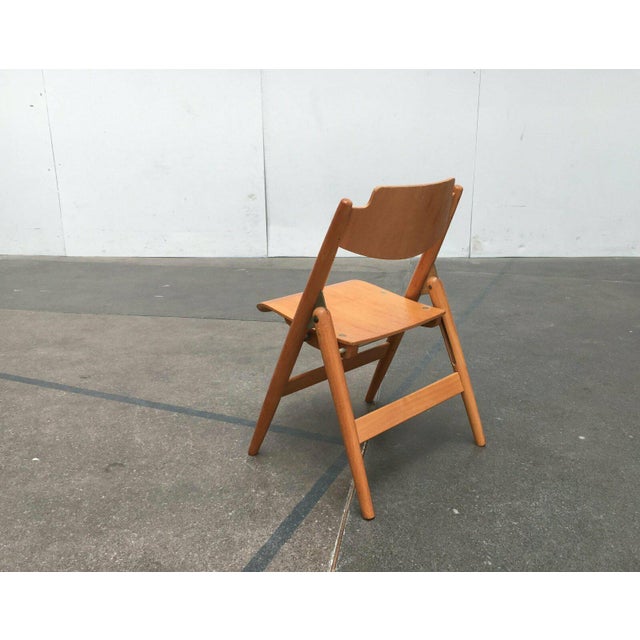 Set of Mid-Century German SE 18 Children Folding Chairs by Egon Eiermann for Wilde+spieth, 1950s For Sale - Image 9 of 18