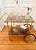 Hollywood Regency Bar Trolley in Brass and Crystal Glass in the style of Dolce Vita by Cesare Lacca, 1970s For Sale - Image 10 of 10
