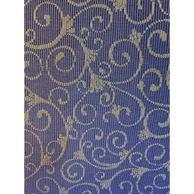 Plush Purple Upholstered Club Armchair For Sale In Portland, OR - Image 6 of 12