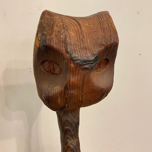 1960s Mid-Century Modern Witco Wood Carved Cat For Sale In Cleveland - Image 6 of 12