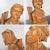 Vintage Tribal Figural Bookends Male and Female Hand Carved Wood- A Pair For Sale - Image 9 of 13
