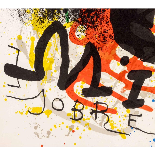 Joan Miro "Sobreteixims" Lithograph, Ca. 1973 For Sale - Image 9 of 12
