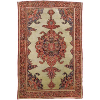 1880s Antique Persian, Malayer Rug-4’1’x6’11" For Sale