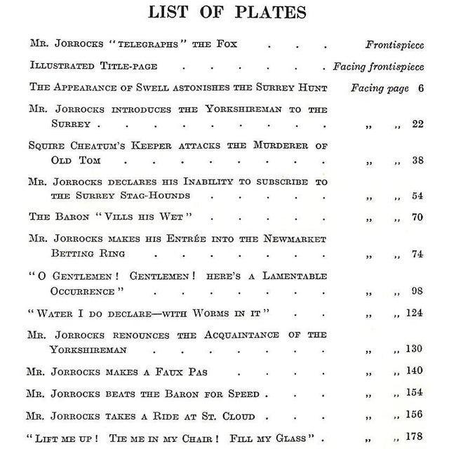 Traditional "Jorrock's Jaunts and Jollities" 1924 Jorrocks, John For Sale - Image 3 of 12