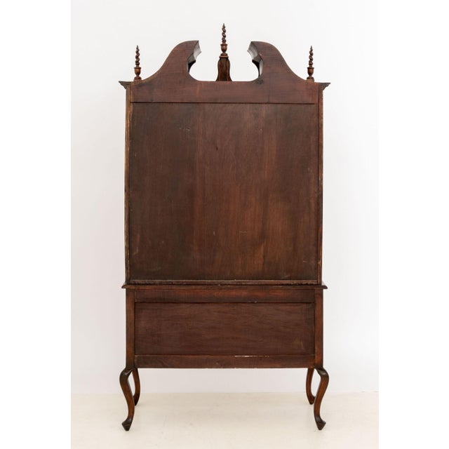 Queen Anne Style Mahogany Highboy For Sale - Image 11 of 11
