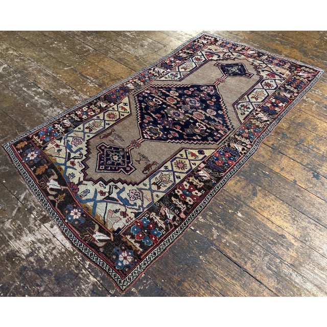 Antique Bidjar Rug, 1890s For Sale - Image 5 of 18