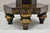 Antique Chinoiserie Hand Painted Pedestal Base Oriental Sewing Stand Side Table For Sale In Philadelphia - Image 6 of 12