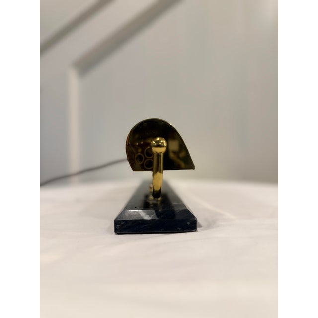 Vintage House of Troy Brass Piano Lamp With Marble Base For Sale In Nashville - Image 6 of 12
