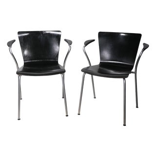 Pr. Vico Duo Chairs by Magistretti for Fritz Hansen Made In. Denmark C. 1998 For Sale