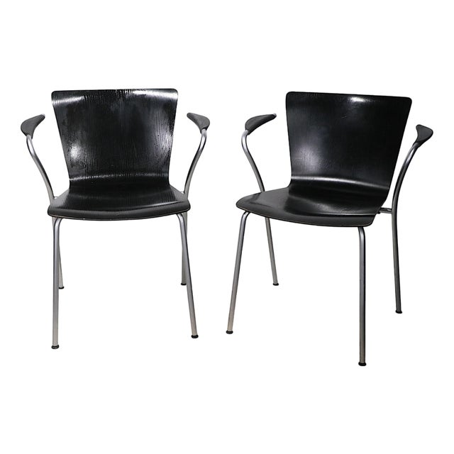 Pr. Vico Duo Chairs by Magistretti for Fritz Hansen Made In. Denmark C. 1998 For Sale