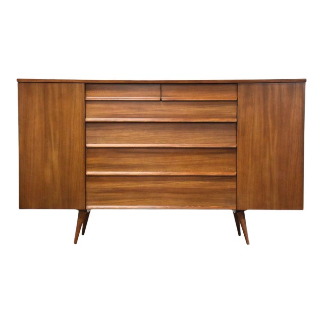 Drexel Walnut Credenza Sideboard For Sale