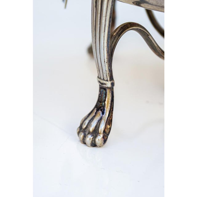Silver-Plated Metal Chafing Dishes from Lambert London, 1920s, Set of 2 For Sale - Image 6 of 8