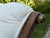 Vintage Hammered Iron Scroll Arm Lounge Chairs With Brass Finials, a Pair For Sale - Image 18 of 18