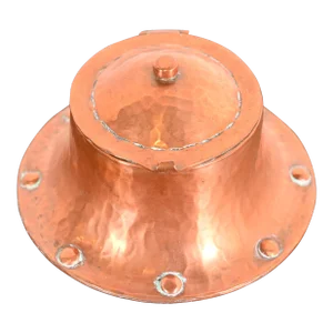 Roycroft Arts & Crafts Hammered Copper Inkwell