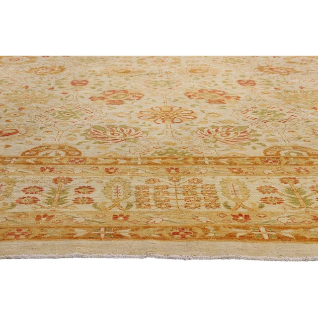 Late 20th Century Vintage Pakistani Oushak Rug, 13'00 X 17'08 For Sale - Image 5 of 10