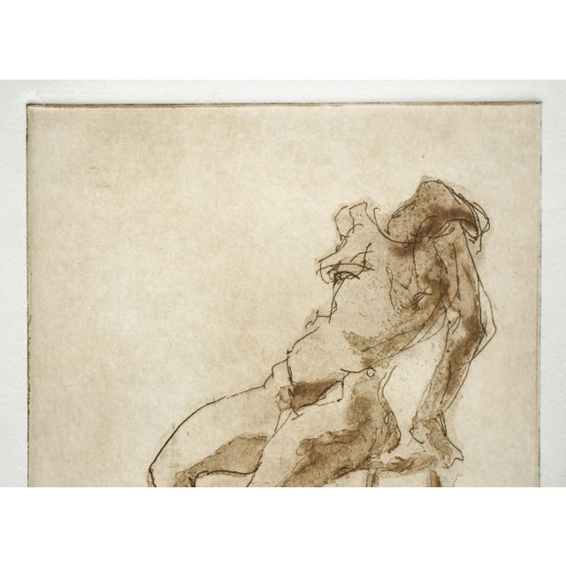American "Study 2" Figurative Lithograph by Jim Smyth For Sale - Image 3 of 5