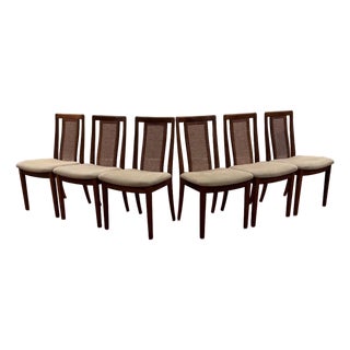 G-Plan Cane Back Dining Chairs Set of 6 For Sale