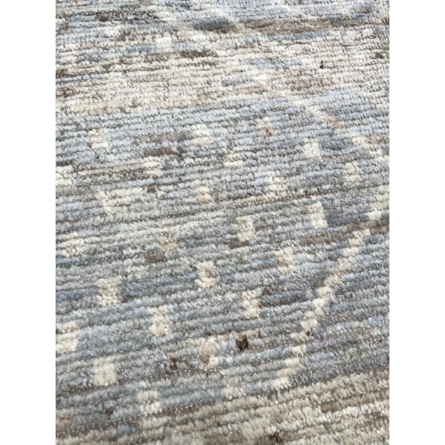 Native American Hand Knotted Borderless Navajo Rug. 10'03" X 13'08" For Sale - Image 3 of 4