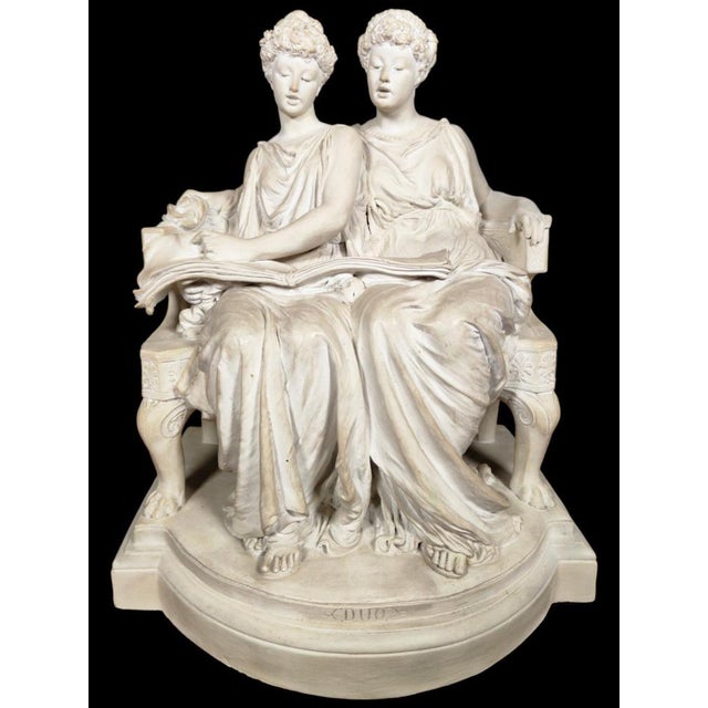 Ed Lanteri, Greek Ladies, 19th Century, Terracotta For Sale - Image 12 of 15