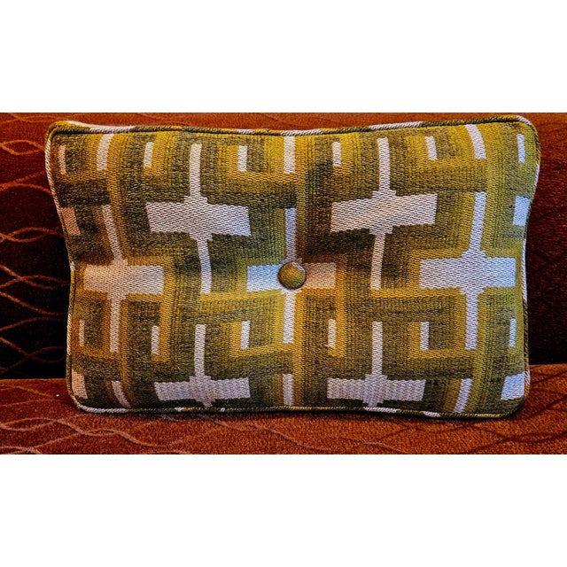 Throw Pillow Made With Jim Thompson Fabric For Sale - Image 4 of 4