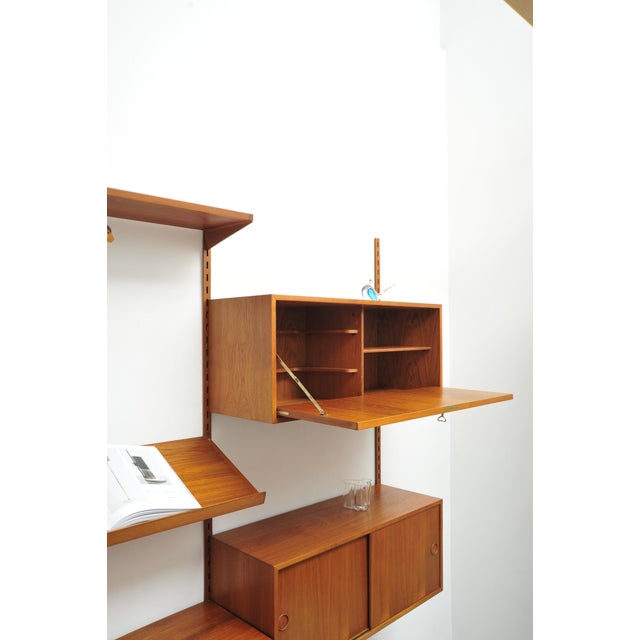 Danish Shelving System in Teak by Kai Kristiansen for Feldballes Møbelfabrik For Sale - Image 4 of 13