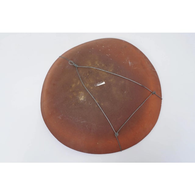 1990s Raw Ceramic Dish by Alessio Tasca, 1996 For Sale - Image 5 of 7
