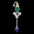 GIA Certified Russian Emerald & Burma Sapphire White & Yellow Diamond Joker Pin For Sale - Image 17 of 18