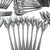 1970s Instrumenta Stainless Steel Flatware by Lino Sabattini for Zani & Zani - Service for 8 For Sale - Image 5 of 9