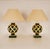 Vintage French Table Lamps Country Style Table Lamps Green Cream English - A Pair For Sale - Image 12 of 12
