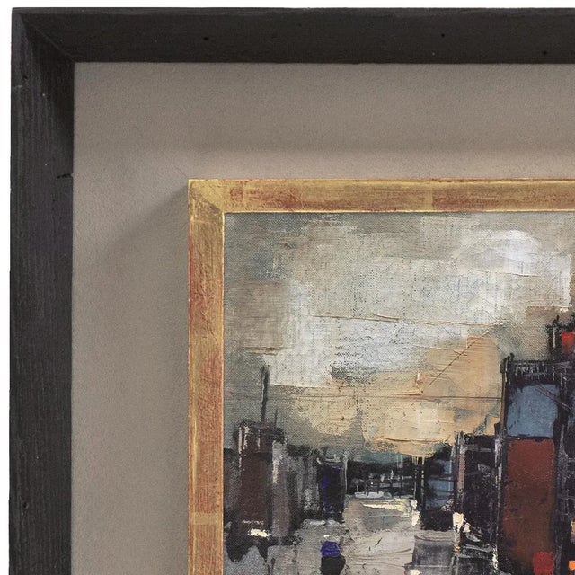 'Abstracted Cityscape' by Max Gunther, 1958, Ex-David Rockefeller Collection, Rome, Paris, Benezit For Sale - Image 4 of 12