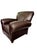 Brown Manhattan Roll Arm Top-Grain Leather Club Chair & Ottoman – Mitchell Gold + Bob Williams for Pottery Barn For Sale - Image 8 of 12