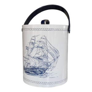 Vintage Sailing Ship Constitution 1797 Ice Bucket
