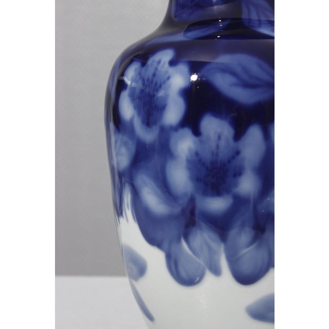 1930s Large Art Deco Porcelain Vase by Camille Tharaud for Limoges, 1930s For Sale - Image 5 of 11