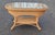 Boho Chic Vintage Wicker Coffee Table Circa 1980s For Sale - Image 3 of 10