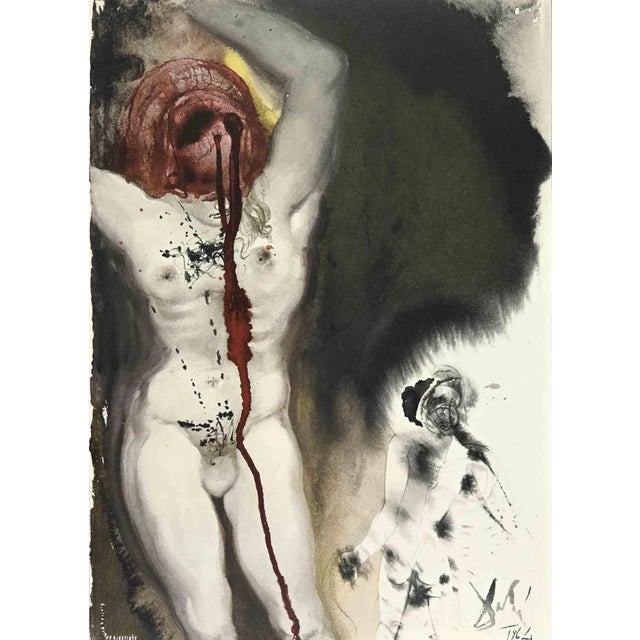 Salvador Dali, David and Goliath, Lithograph, 1964 For Sale - Image 4 of 4