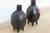 Mexican Pair of Vintage Oaxacan Black Clay Vases For Sale - Image 3 of 7